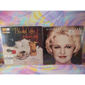 Lot of 2 Peggy Lee Records: Ultimate Peggy Lee, Black Coffee (New Verve)
